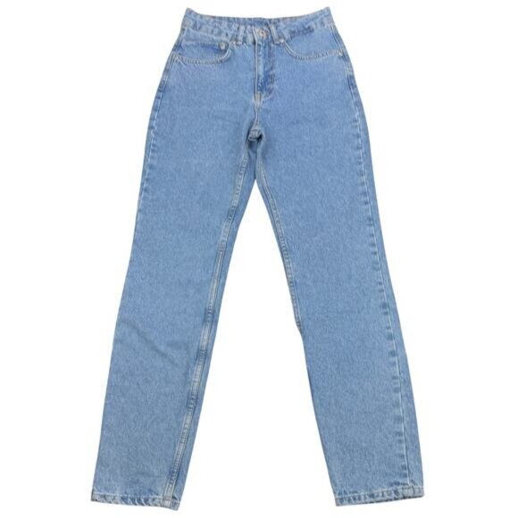 THE RAGGED PRIEST Mom Jeans In Light Wash Denim Size 24 - Picture 2 of 7